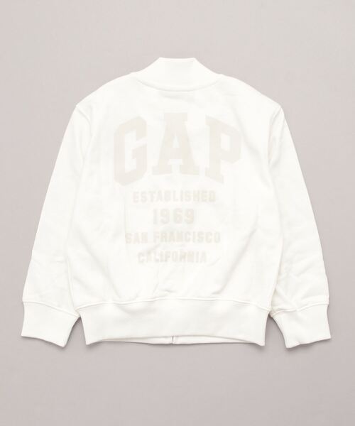 GAP（ギャップ）の「GAPロゴ トラックジャケット (キッズ)（ブルゾン・キッズ・ホワイト/ライトグレー/ブルー・M/XL/XS/L/XXL/S）」の7枚目の写真