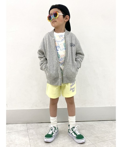 GAP（ギャップ）の「GAPロゴ トラックジャケット (キッズ)（ブルゾン・キッズ・ホワイト/ライトグレー/ブルー・M/XL/XS/L/XXL/S）」の11枚目の写真