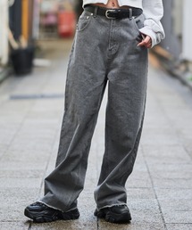 SPINNS | ワイドデニムパンツ(デニムパンツ)