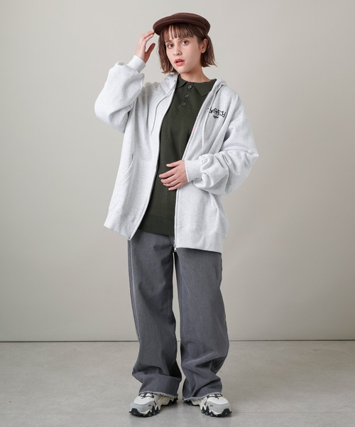 SPINNS（スピンズ）の「【5色展開】ワイドデニムパンツ　ボリュームデニム（デニムパンツ・レディース・ブラック/ブラック系その他/グレー系その他/ブルー系その他/ブルー・S/M）」の21枚目の写真