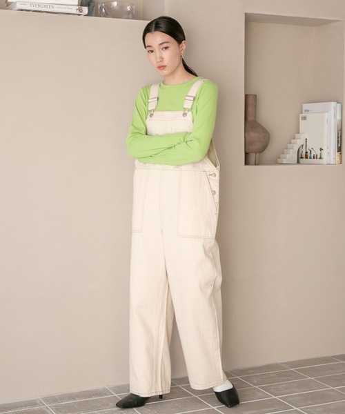 【新品】LOWRYSFARM/サロペット LOWRYS FARM サロペット オーバーオール コクーンZIP