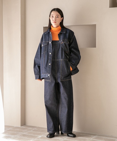 ローリーズファーム　カラーデニムオーバーオール 楽天市場】【SALE／68%OFF】CONEデニムサロペット LOWRYS FARM