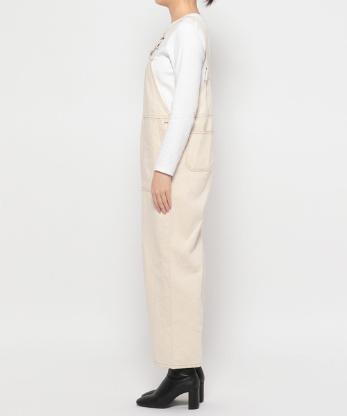 LOWRYS FARM(ローリーズファーム)の「デニムオーバーオール 177911(サロペット/オーバーオール・レディース・インディゴブルー/アイボリー・FREE)」の14枚目の写真