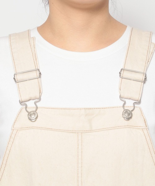 LOWRYS FARM(ローリーズファーム)の「デニムオーバーオール 177911(サロペット/オーバーオール・レディース・インディゴブルー/アイボリー・FREE)」の18枚目の写真