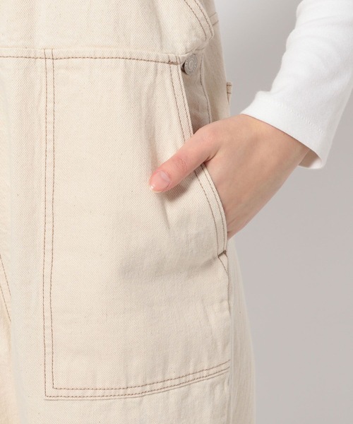 LOWRYS FARM(ローリーズファーム)の「デニムオーバーオール 177911(サロペット/オーバーオール・レディース・インディゴブルー/アイボリー・FREE)」の19枚目の写真