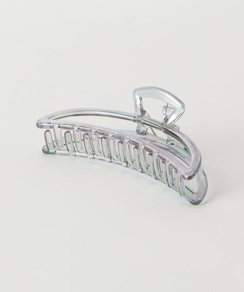 BEAUTY&YOUTH UNITED ARROWS(ビューティーアンドユースユナイテッドアローズ)の「オーロラカラー ビッグクリップ(ヘアゴム・レディース・グレー/その他1・FREE)」の4枚目の写真