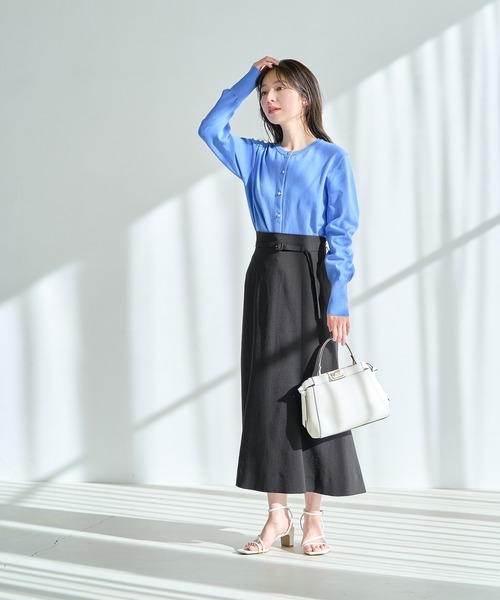 美easy細ベルトマーメイドスカート ビス VIS 新色接触冷感・洗える美easy細ベルトマーメイド