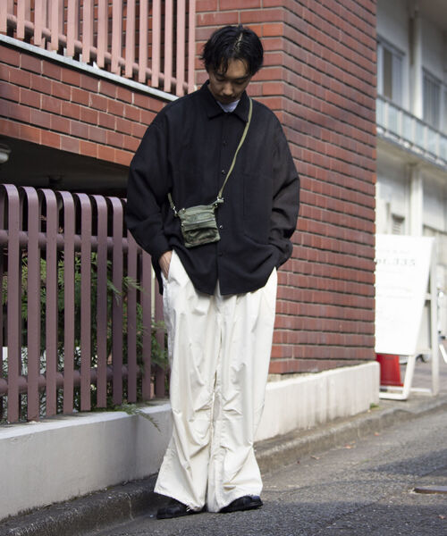 GLOSTER(グロスター)の「【GLOSTER/グロスター】ミリタリー マルチショルダーバッグ クロシェット付き ミニバッグ(ショルダーバッグ・メンズ・オリーブ/ベージュ/ブラック・FREE)」の10枚目の写真