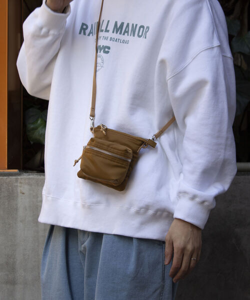 GLOSTER(グロスター)の「【GLOSTER/グロスター】ミリタリー マルチショルダーバッグ クロシェット付き ミニバッグ(ショルダーバッグ・メンズ・オリーブ/ベージュ/ブラック・FREE)」の18枚目の写真