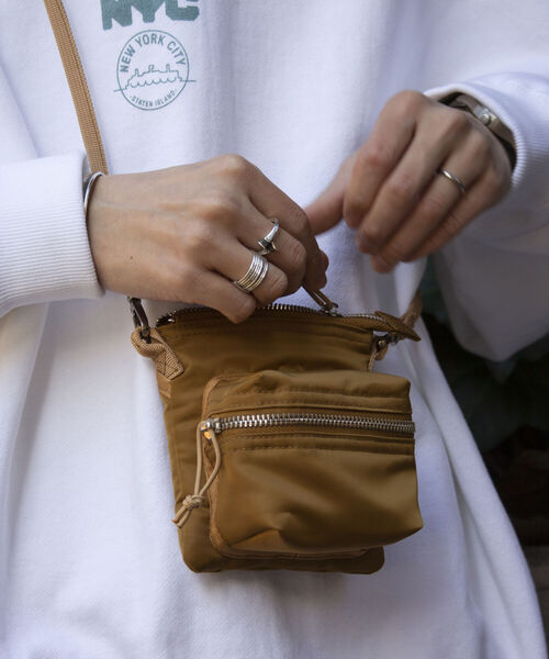 GLOSTER(グロスター)の「【GLOSTER/グロスター】ミリタリー マルチショルダーバッグ クロシェット付き ミニバッグ(ショルダーバッグ・メンズ・オリーブ/ベージュ/ブラック・FREE)」の21枚目の写真
