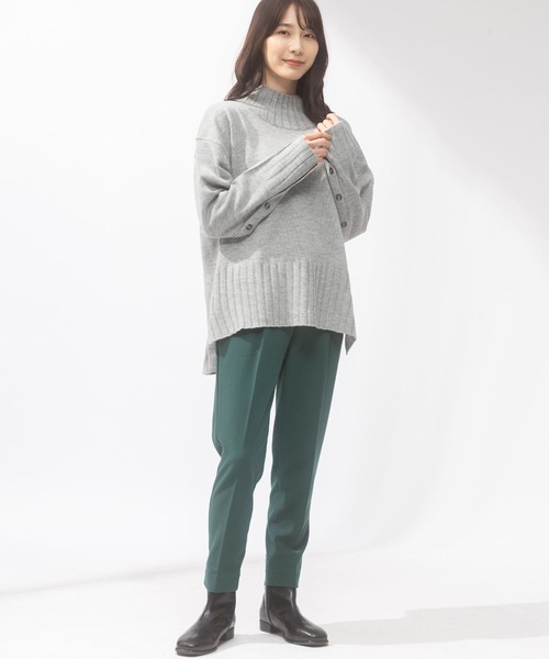 AnNet(アネット)の「ストレッチ タック テーパードパンツ(その他パンツ・レディース・ブラック/ブルー/グリーン・3L/4L/5L/LL/L/M)」の16枚目の写真