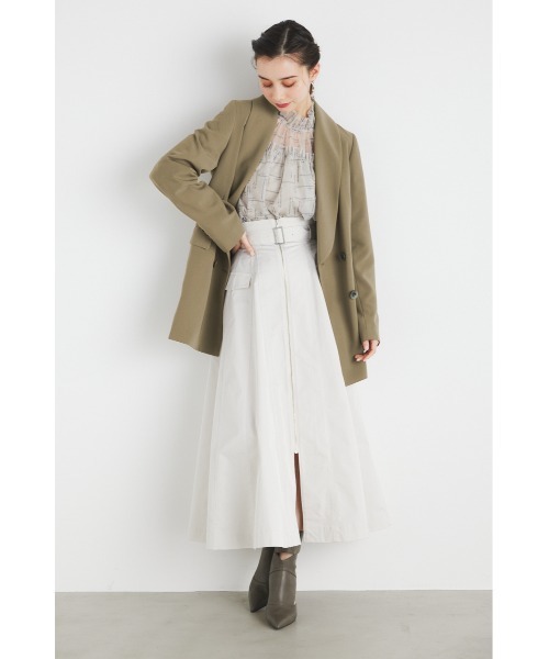 rienda（リエンダ）の「ダブルボタンショールカラ―テーラードジャケット（テーラードジャケット・レディース・ブラック/アイボリー/イエロー/ベージュ・MEDIUM/SMALL）」の17枚目の写真