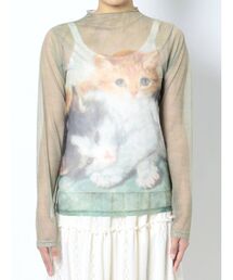 merry jenny | diaryシアーメッシュtops(Tシャツ/カットソー)