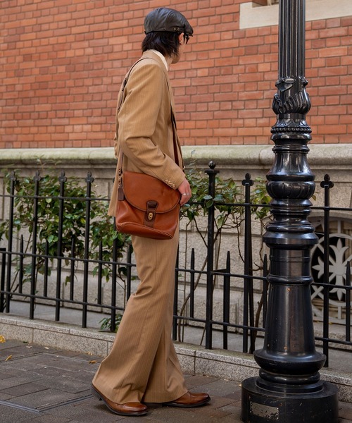 INTERPLAY(インタープレイ)の「【INTERPLAY x TAKERU】ストライプ セミ フレア パンツ(スラックス・メンズ・ダークグリーン/マスタード・SMALL/MEDIUM/LARGE)」の19枚目の写真