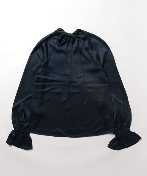 Ted Baker（テッドベーカー）の「JOANHA ハイネック　バックリボン ブラウス（シャツ/ブラウス・レディース・ダークブルー・2/0/3）」の2枚目の写真