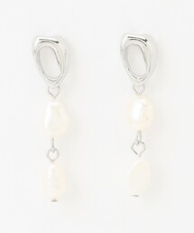 【WEB限定】ダブルパールピアス(両耳用)
