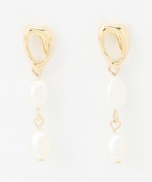 【WEB限定】ダブルパールピアス(両耳用)