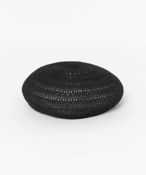 KBF（ケイビーエフ）の「クロシェベレー（ハンチング/ベレー帽・レディース・ブラック/ベージュ系その他・ONE）」の9枚目の写真