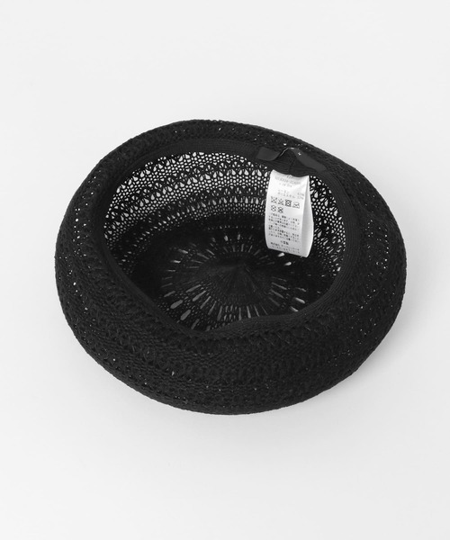 KBF（ケイビーエフ）の「クロシェベレー（ハンチング/ベレー帽・レディース・ブラック/ベージュ系その他・ONE）」の10枚目の写真