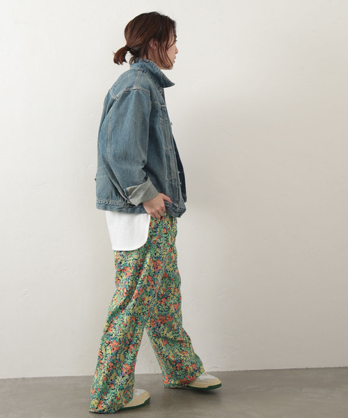 journal standard luxe ボタニカル柄イージーパンツ セール】ボタニカルローン イージーパンツ（その他パンツ