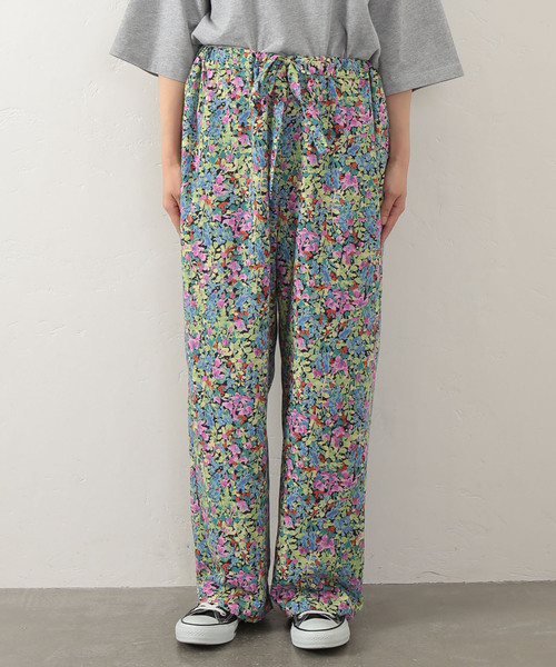 JOURNAL STANDARD LUXE（ジャーナルスタンダード　ラックス）の「ボタニカルローン イージーパンツ（その他パンツ・レディース・ピンク/オレンジ・FREE）」の9枚目の写真