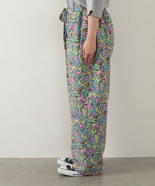 JOURNAL STANDARD LUXE（ジャーナルスタンダード　ラックス）の「ボタニカルローン イージーパンツ（その他パンツ・レディース・ピンク/オレンジ・FREE）」の10枚目の写真