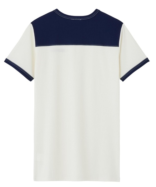 X-girl（エックスガール）の「RIBBED FOOTBALL DRESS（ワンピース・レディース・グリーン/ネイビー/ブラック・M/S）」の10枚目の写真