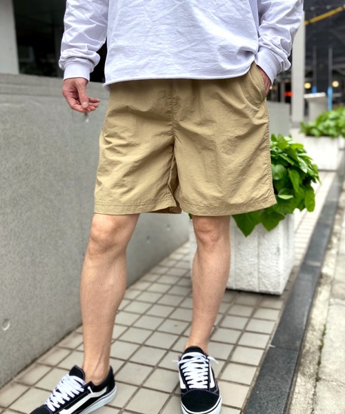 United Athle（ユナイテッドアスレ）の「【UNITED ATHLE】ユナイテッドアスレ マルチパーパス ナイロン イージー ショートパンツ 1880（その他パンツ・メンズ・ベージュ/ブラック/オリーブ/チャコールグレー・M/L/XL/S）」の4枚目の写真
