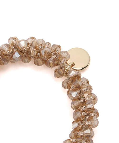 VIS（ビス）の「ビーズデコレーションヘアゴム（ヘアゴム・レディース・グレー系その他/ベージュ・FREE）」の4枚目の写真