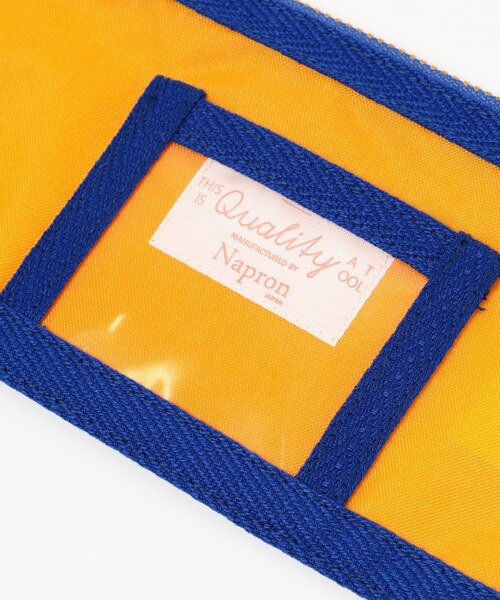 B:MING by BEAMS（ビーミングバイビームス）の「NAPRON / TAB BAG ペンケース（ポーチ・レディース・イエロー/ライトブルー・ONE SIZE）」の7枚目の写真