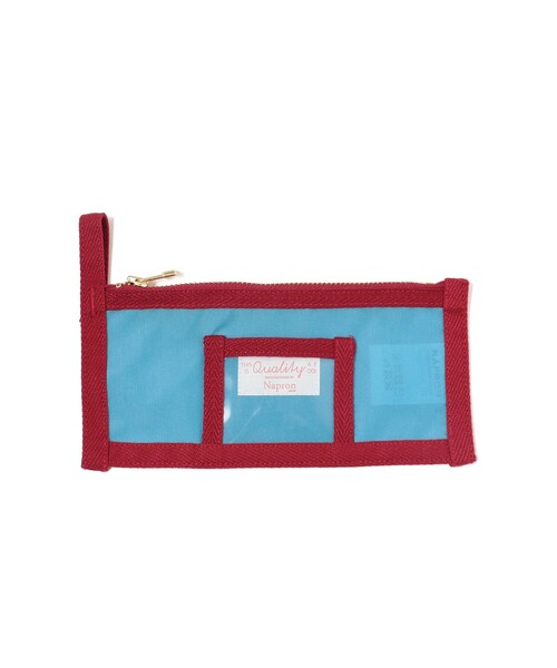 B:MING by BEAMS（ビーミングバイビームス）の「NAPRON / TAB BAG ペンケース（ポーチ・レディース・イエロー/ライトブルー・ONE SIZE）」の5枚目の写真