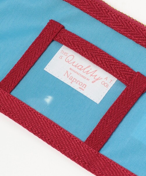 B:MING by BEAMS（ビーミングバイビームス）の「NAPRON / TAB BAG ペンケース（ポーチ・レディース・イエロー/ライトブルー・ONE SIZE）」の3枚目の写真