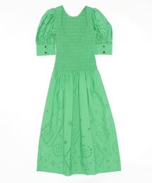 GANNI（ガニー）の「GANNI Broderie Anglaise Maxi Smock Dress F7208