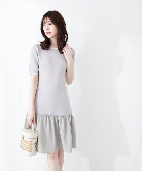 プロポーションボディドレッシング ワンピース ひざ丈 半袖 フェイクレイヤード 楽天市場】【SALE／30%OFF】フロント釦タックフレア半袖