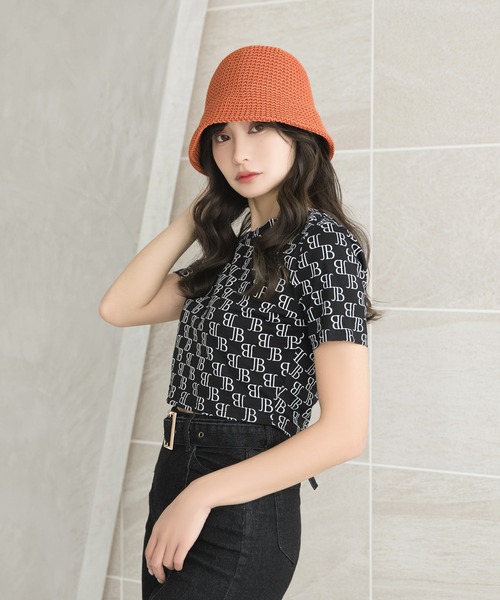 Julia Boutique(ジュリアブティック)の「サマーチューリップハット/23117(ハット・レディース・ブラック/ピンク/ベージュ/モカ/オレンジ/アイボリー・ONE)」の17枚目の写真