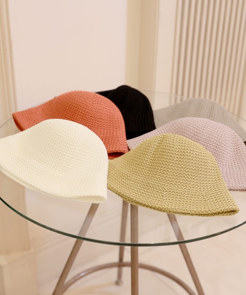 Julia Boutique(ジュリアブティック)の「サマーチューリップハット/23117(ハット・レディース・ブラック/ピンク/ベージュ/モカ/オレンジ/アイボリー・ONE)」の19枚目の写真