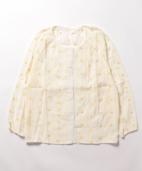 MAISON DE THERESE(メゾン ド テレーズ)の「フレンチレトロノーカラーシャツ(シャツ/ブラウス・レディース・B/A・S/M)」の6枚目の写真