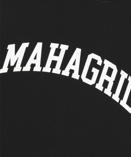 MAHAGRID(マハグリッド)の「『mahagrid/マハグリッド』VARSITY LOGO SLEEVELESS TEE/バーシティロゴスリーブレス(タンクトップ・レディース・ブラック/ホワイト・M/L/XL/S)」の7枚目の写真