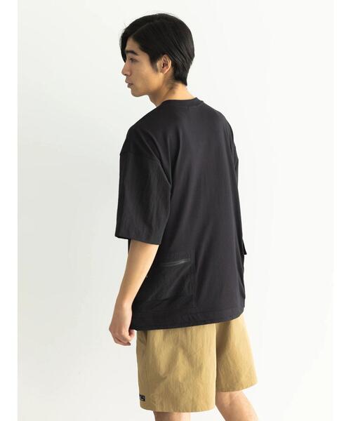 CRAFT STANDARD BOUTIQUE(クラフトスタンダードブティック)の「ナイロン切り替え5/STEE-B(Tシャツ/カットソー・メンズ・オリーブ/オフホワイト/ブラック・M/L/LL)」の11枚目の写真