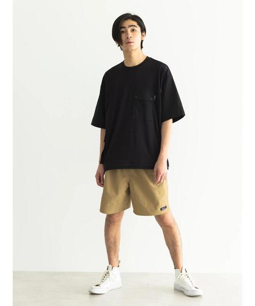 CRAFT STANDARD BOUTIQUE(クラフトスタンダードブティック)の「ナイロン切り替え5/STEE-B(Tシャツ/カットソー・メンズ・オリーブ/オフホワイト/ブラック・M/L/LL)」の17枚目の写真