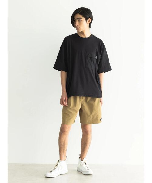 CRAFT STANDARD BOUTIQUE(クラフトスタンダードブティック)の「ナイロン切り替え5/STEE-B(Tシャツ/カットソー・メンズ・オリーブ/オフホワイト/ブラック・M/L/LL)」の18枚目の写真