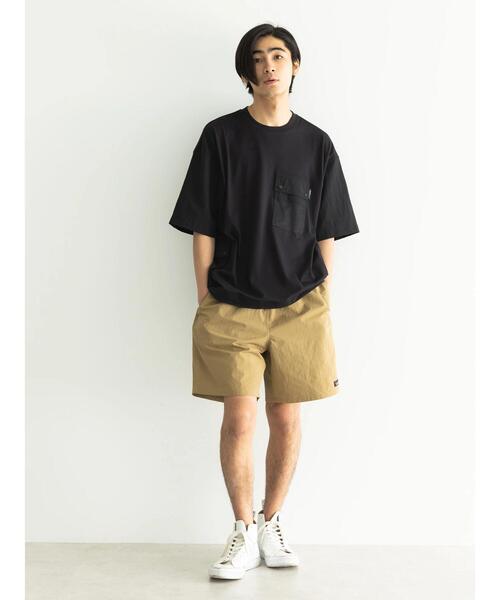 CRAFT STANDARD BOUTIQUE(クラフトスタンダードブティック)の「ナイロン切り替え5/STEE-B(Tシャツ/カットソー・メンズ・オリーブ/オフホワイト/ブラック・M/L/LL)」の19枚目の写真