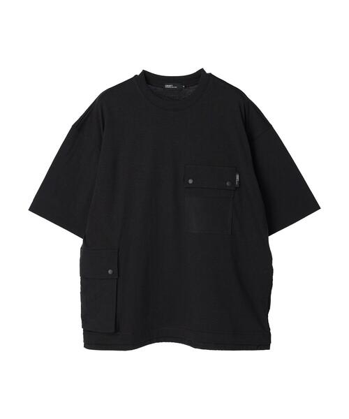 CRAFT STANDARD BOUTIQUE(クラフトスタンダードブティック)の「ナイロン切り替え5/STEE-B(Tシャツ/カットソー・メンズ・オリーブ/オフホワイト/ブラック・M/L/LL)」の15枚目の写真
