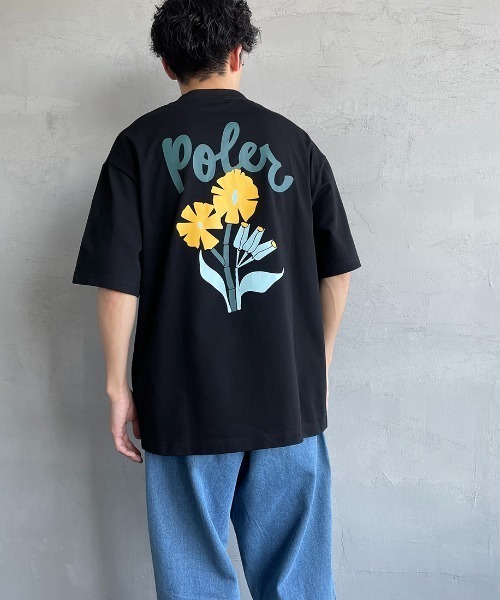 POLeR（ポーラー）の「[POLeR/ポーラー] 別注 POPPY バックプリントTシャツ（Tシャツ/カットソー・レディース・ブラック/ホワイト/ピンク・M/L）」の8枚目の写真