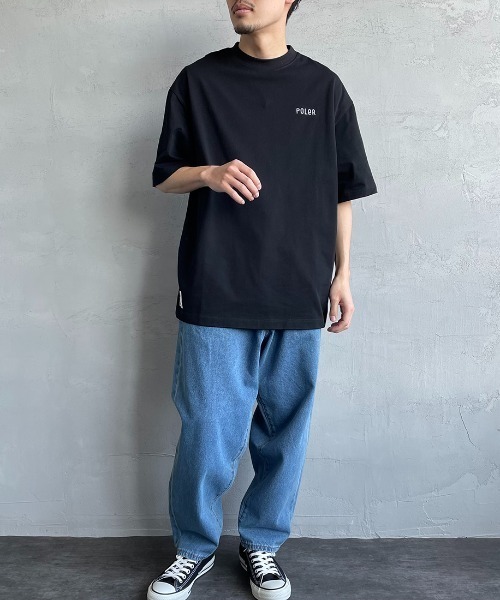 POLeR（ポーラー）の「[POLeR/ポーラー] 別注 POPPY バックプリントTシャツ（Tシャツ/カットソー・レディース・ブラック/ホワイト/ピンク・M/L）」の9枚目の写真