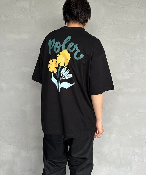 POLeR（ポーラー）の「[POLeR/ポーラー] 別注 POPPY バックプリントTシャツ（Tシャツ/カットソー・レディース・ブラック/ホワイト/ピンク・M/L）」の5枚目の写真