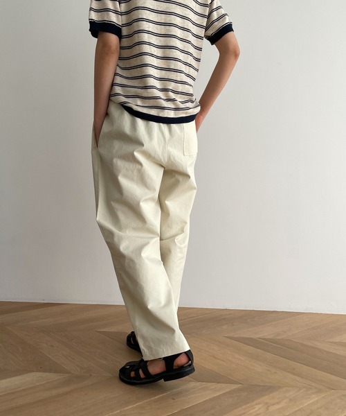 CANAL JEAN(キャナルジーン)の「El mar コットンイージーパンツ(その他パンツ・レディース・クリーム/アイボリー/ブラック・ONE SIZE)」の11枚目の写真