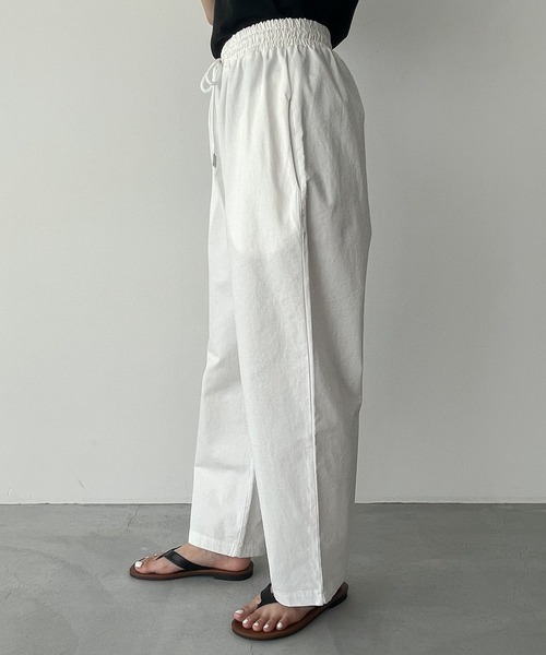 CANAL JEAN(キャナルジーン)の「El mar コットンイージーパンツ(その他パンツ・レディース・クリーム/アイボリー/ブラック・ONE SIZE)」の14枚目の写真