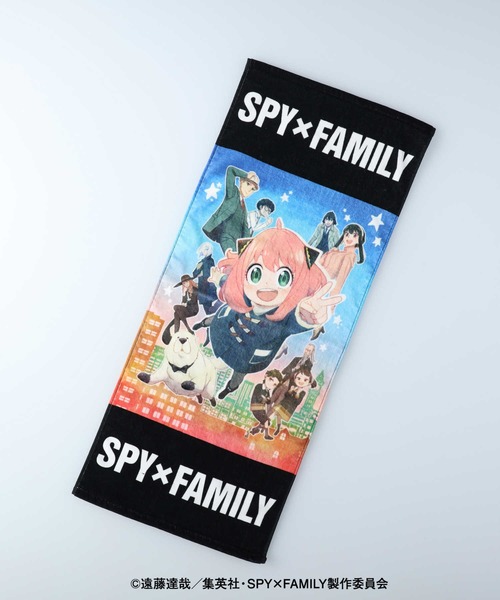 Right-on(ライトオン)の「SPY×FAMILY(スパイファミリー)【レディース】キャラクターフェイスタオル(その他・レディース・イエロー/ブラック/ライム/ピンク・ONE SIZE)」の2枚目の写真