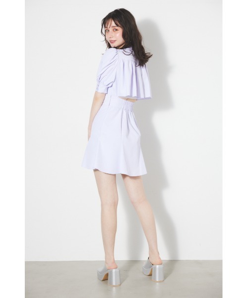 rienda - 新品未使用 リエンダ ミニワンピース スカート フリル